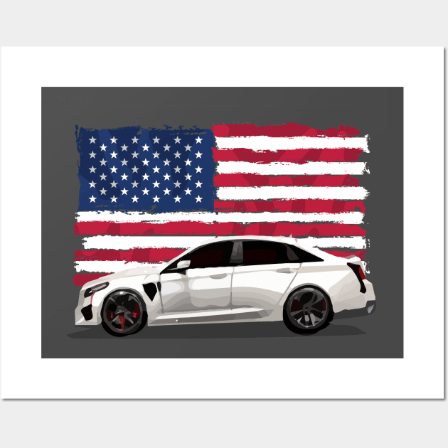 cadillac ct5-v blackwing Wall Art by Moulezitouna